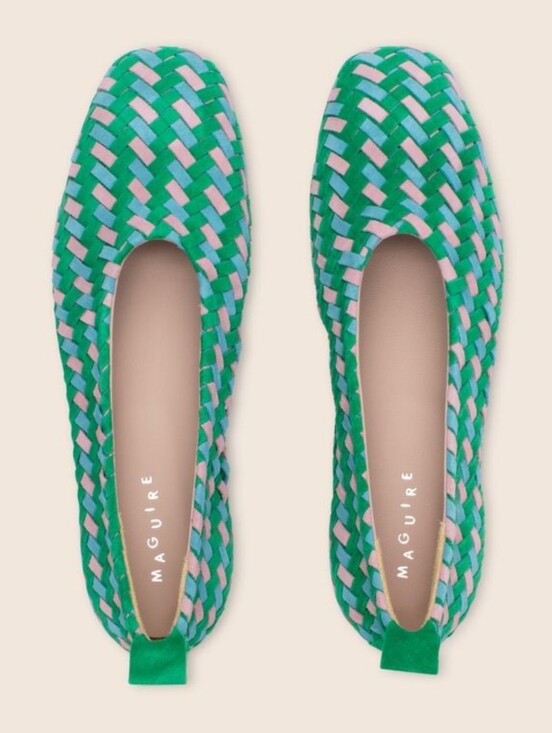 Maguire Shoes - Maguire Velada leather Woven Flats size 39